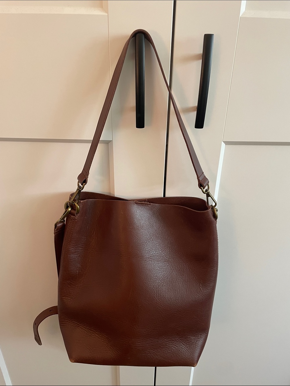 Madewell Classic Brown Leather Shoulder Bag
